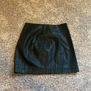 Leather Skirt